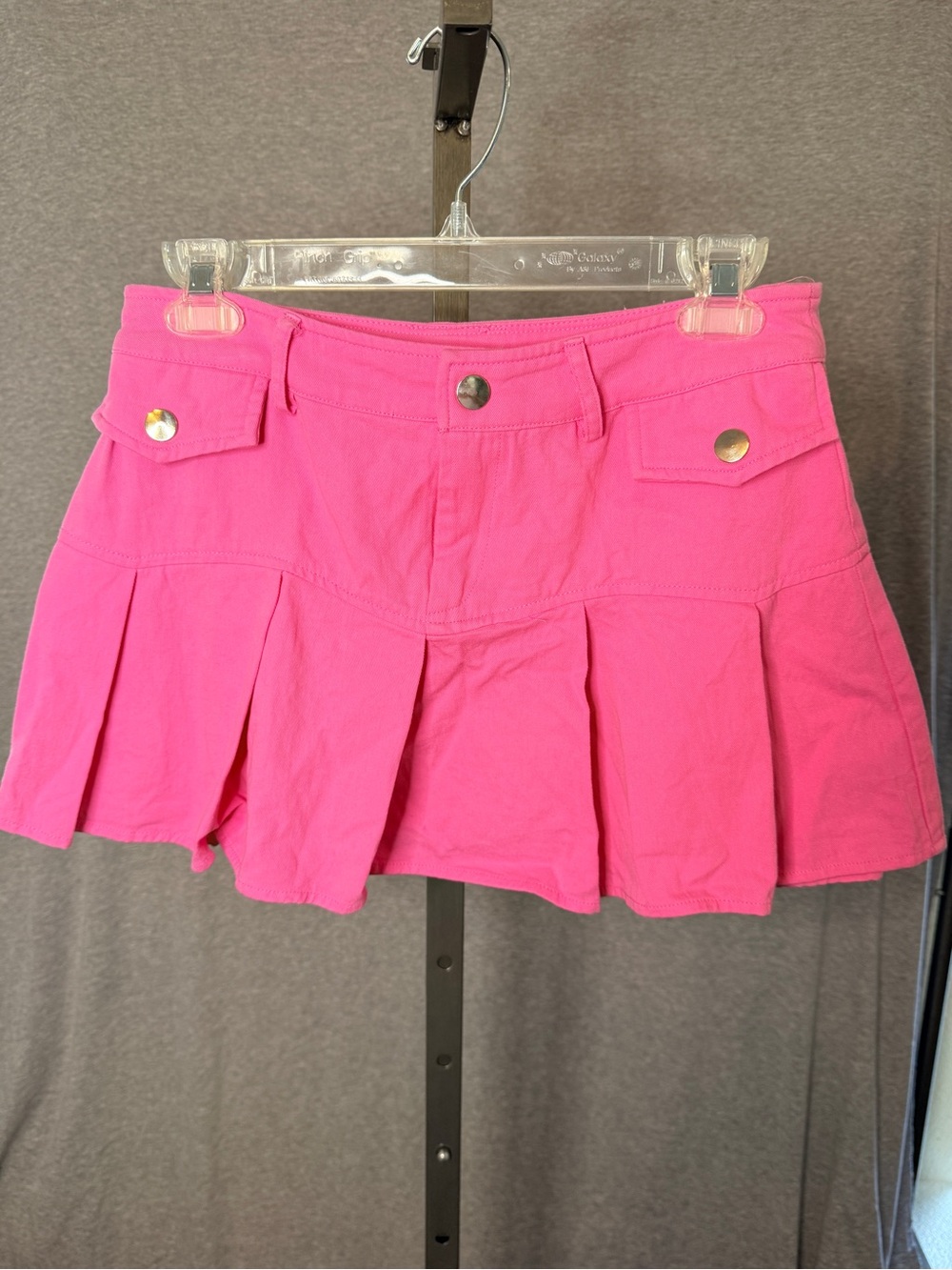 Altar'd State Hot Pink Pleated Mini Skirt